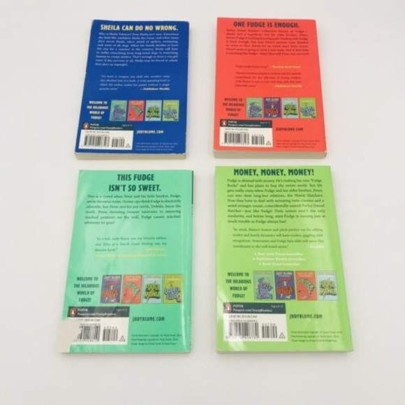 Judy Blume Book Lot of 4 Fudge and Sheila Paperbacks - Picture 2 of 10